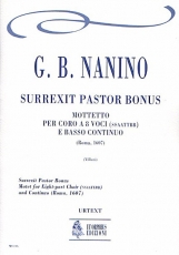 Surrexit Pastor Bonus. Motet for Eigth-part Choir (SATB-SATB) and Continuo - clicca qui