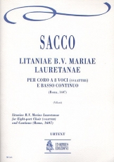 Litaniae B.V. Mariae Lauretanae for Eigth-part Choir (SATB-SATB) and Continuo - clicca qui