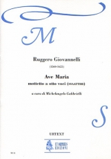 Ave Maria. Motet for 8 Voices (SATB-SATB) - clicca qui