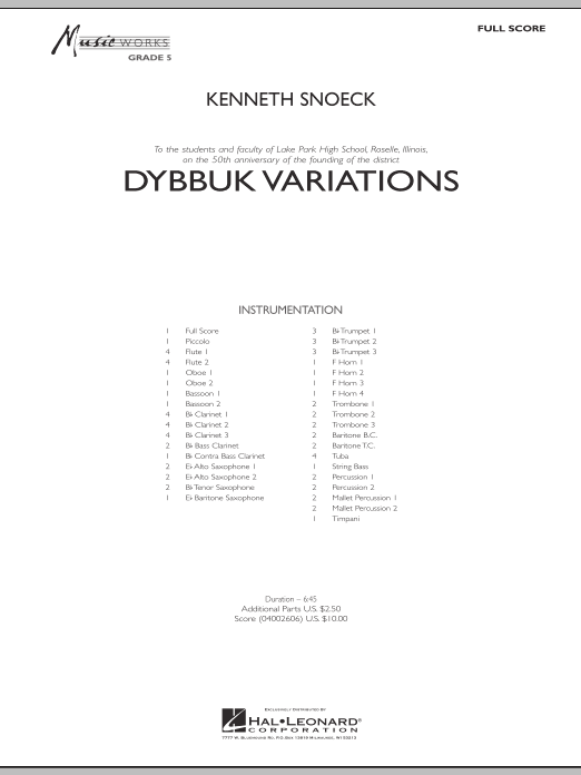 Dybbuk Variations - clicca qui
