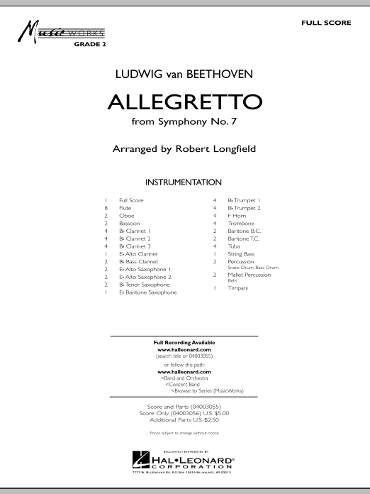 Allegretto (from Symphony #7) - clicca qui