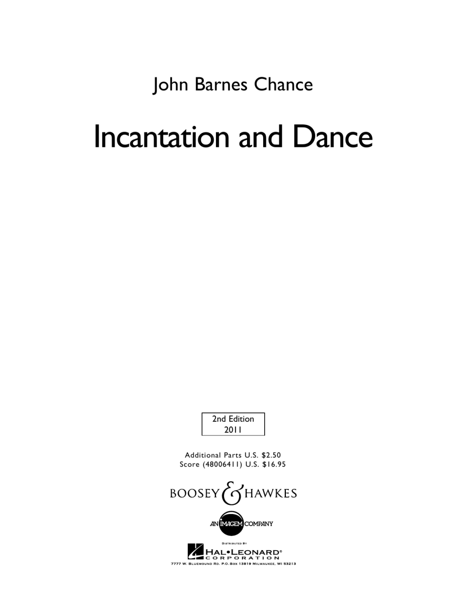 Incantation and Dance - clicca qui