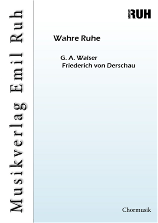 Wahre Ruhe - cliccare qui Wahre Ruhe - cliccare qui