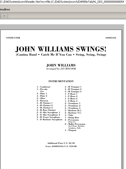 John Williams Swings! - clicca qui