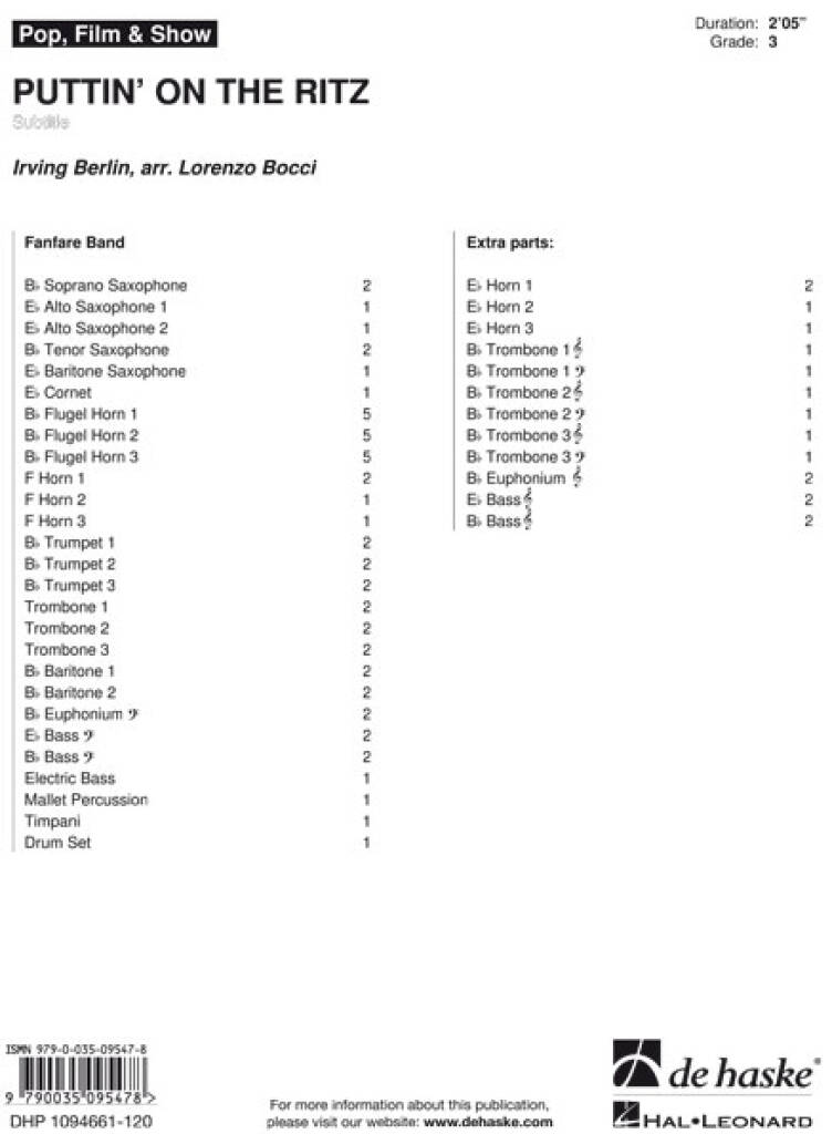 Puttin' on the Ritz - clicca qui