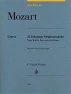 Mozart: 15 bekannte Originalstücke - cliccare qui Mozart: 15 bekannte Originalstücke - cliccare qui