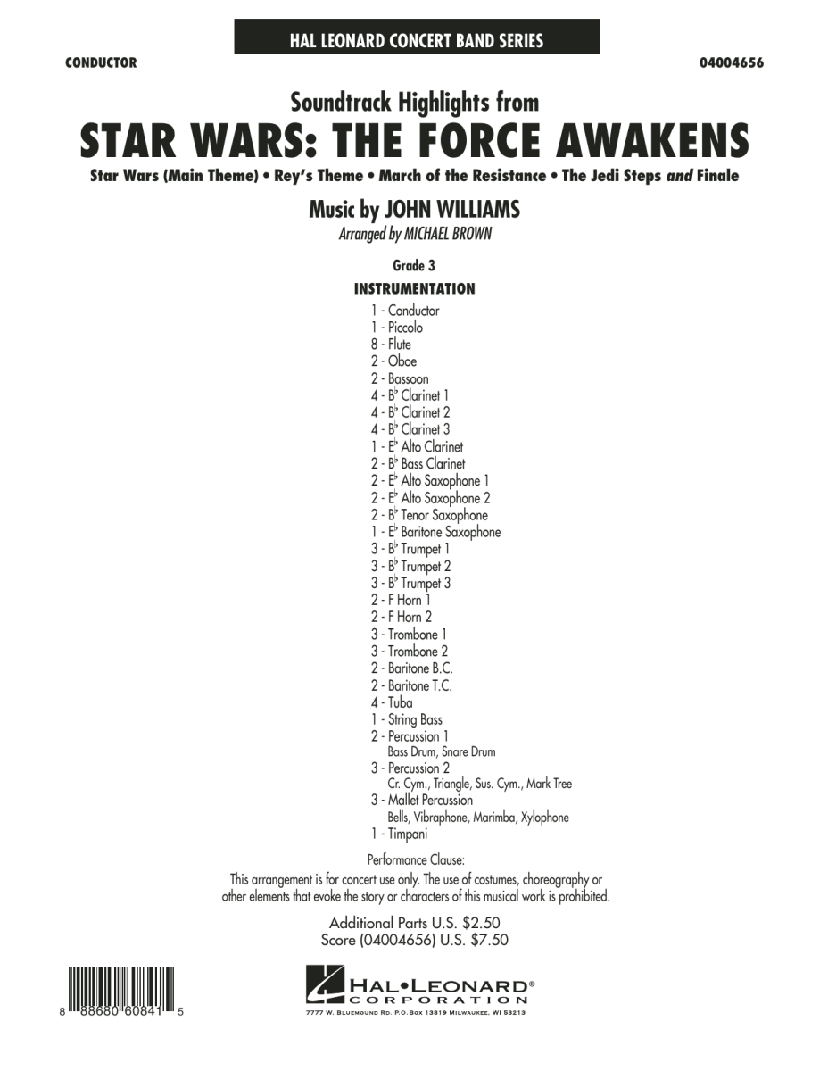 Soundtrack Highlights from 'Star Wars: The Force Awakens' - clicca qui