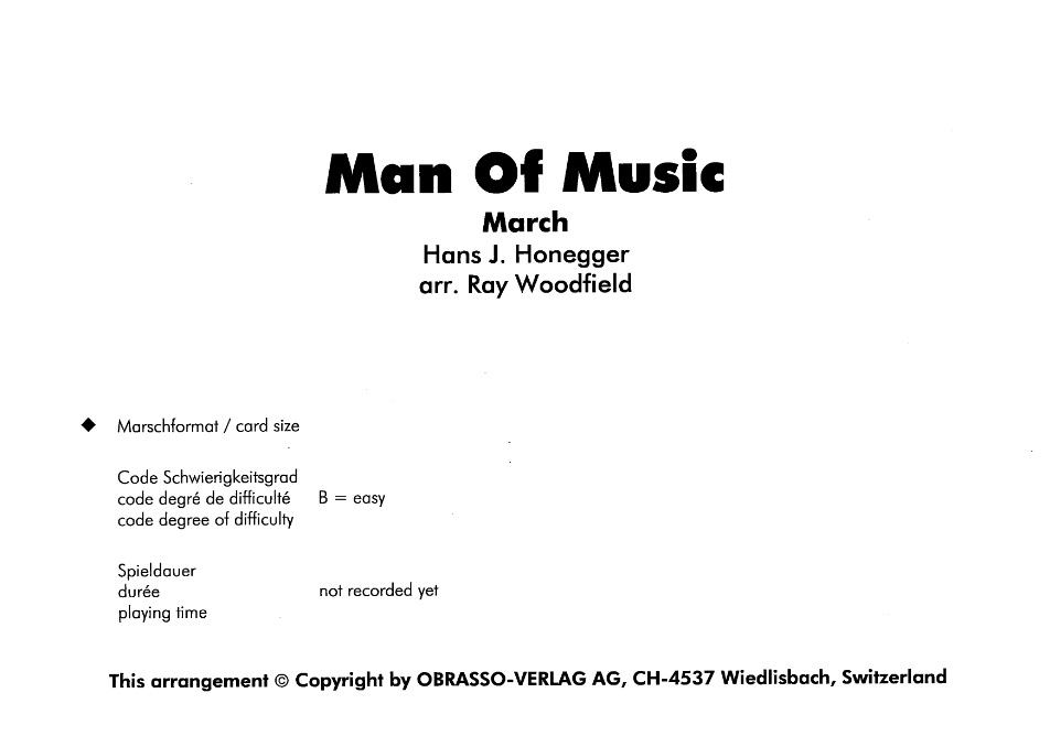 Man of Music - clicca qui