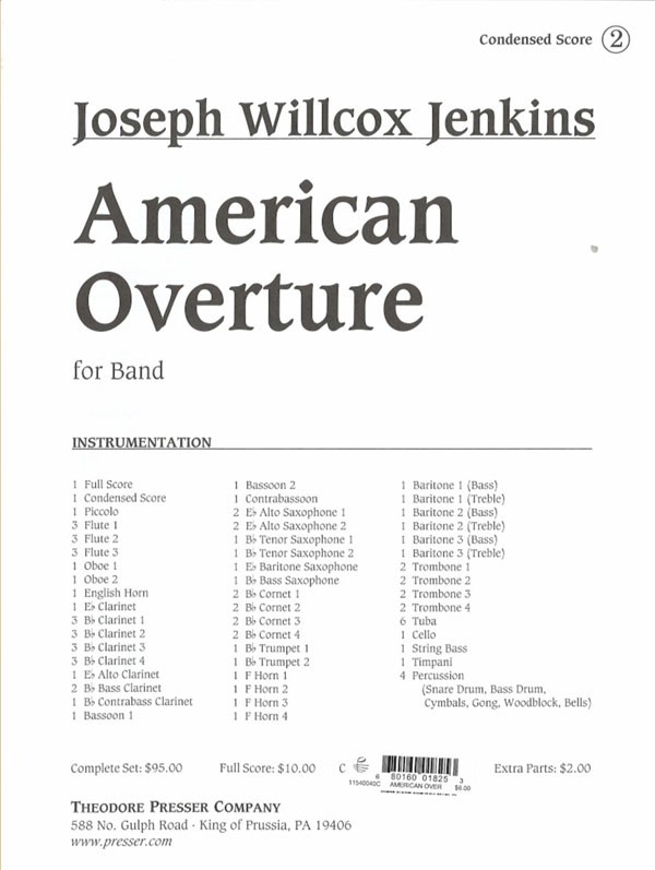 American Overture for Band - clicca qui