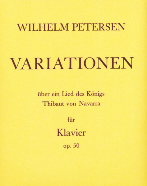 Variationen über ein Lied des Königs Thibaut von Navarra - cliccare qui Variationen über ein Lied des Königs Thibaut von Navarra - cliccare qui