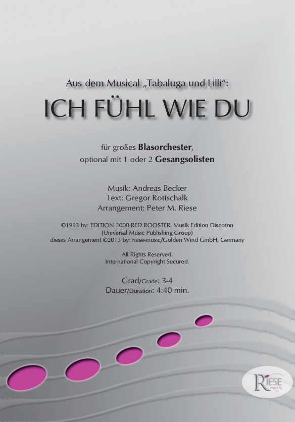 Ich f�hl wie du (aus 'Tabaluga und Lilli') - cliccare qui