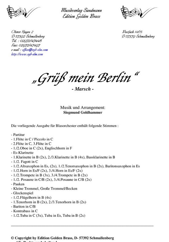 Gr�ss' mein Berlin - cliccare qui
