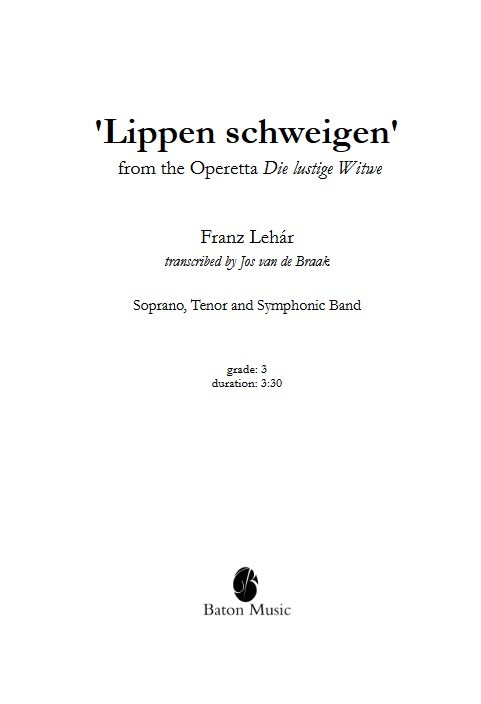 Lippen schweigen (from the Operetta 'Die Lustige Witwe') - clicca qui
