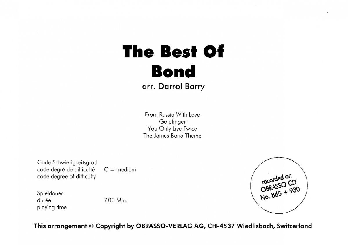 Best of Bond, The - clicca qui