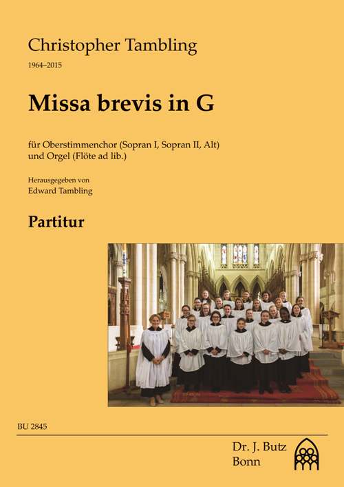 Missa brevis in G - cliccare qui Missa brevis in G - cliccare qui