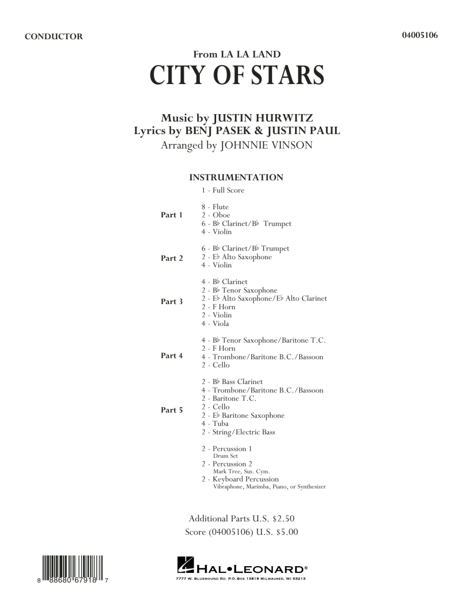 City of Stars (from 'La La Land') - clicca qui