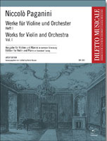 Werke für Violine und Orchester Band 1, in Normalstimmung (Paganini) - cliccare qui Werke für Violine und Orchester Band 1, in Normalstimmung (Paganini) - cliccare qui