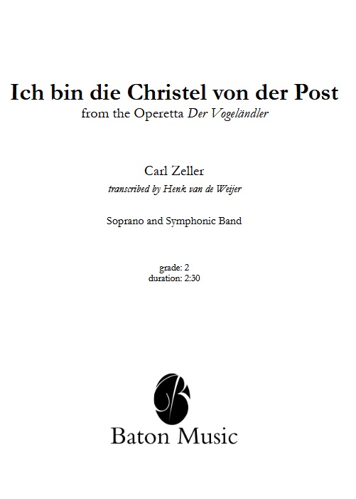 Ich bin die Christel von der Post (from the Operetta 'Der Vogelh�ndler') - clicca qui
