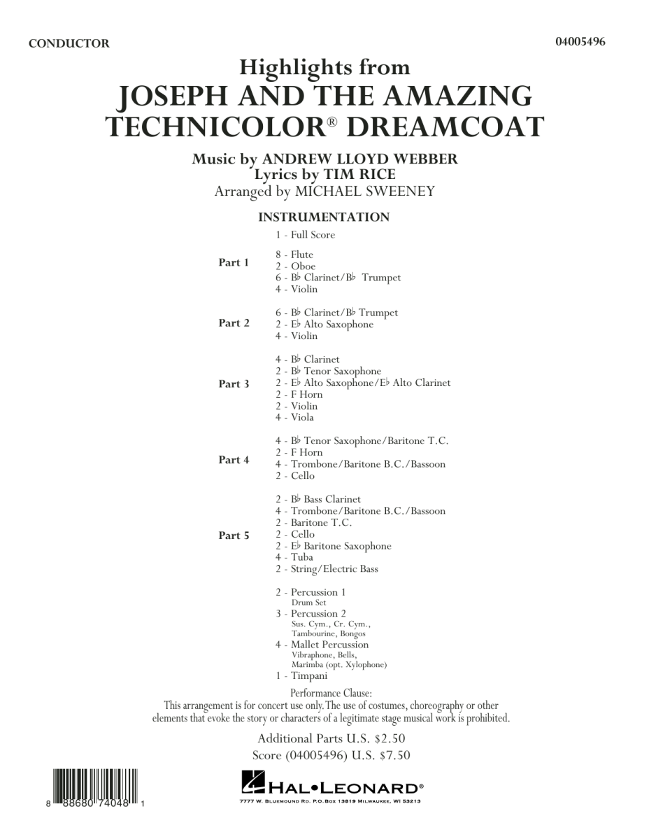 Highlights from 'Joseph and the Amazing Technicolor Dreamcoat' - clicca qui