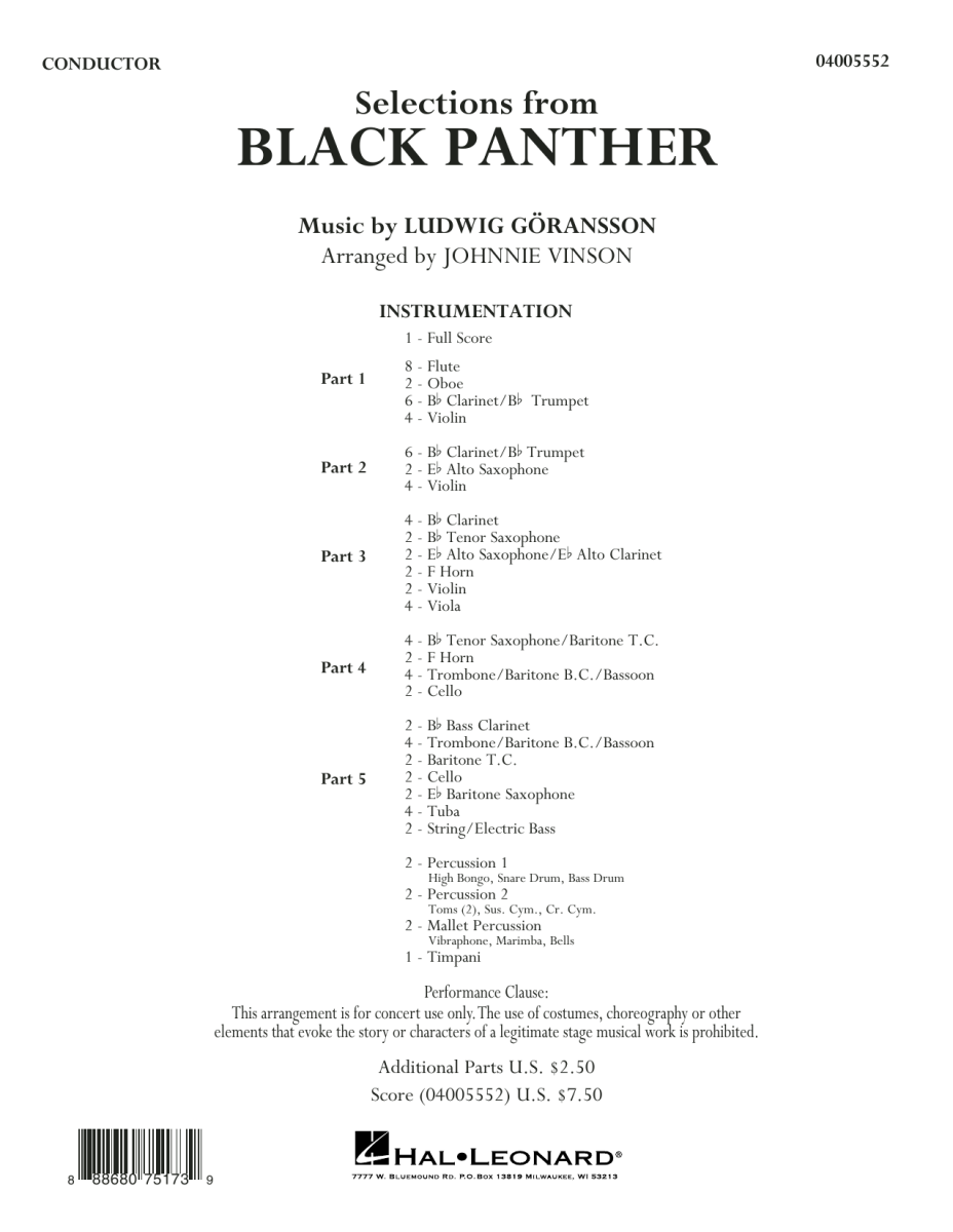 Selections from 'Black Panther' - clicca qui