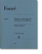 Romance A-dur f�r Violoncello und Klavier - cliccare qui
