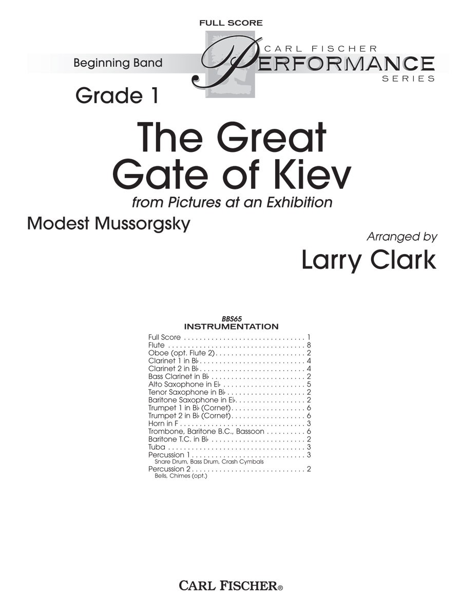 Great Gate of Kiev, The - clicca qui