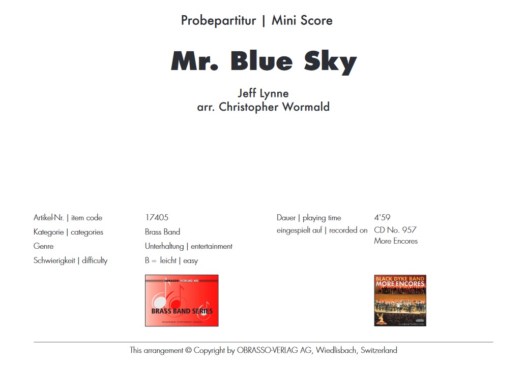 Mr. Blue Sky - clicca qui