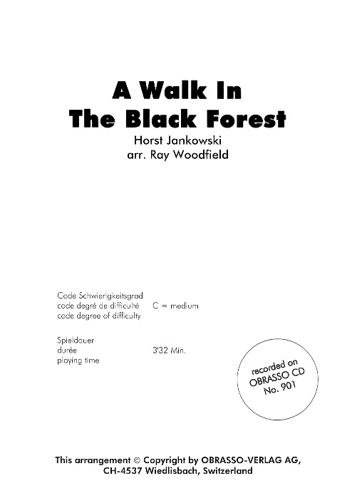 A Walk in the Black Forest - clicca qui