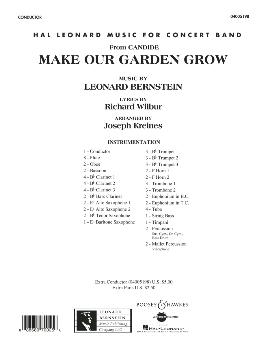 Make Our Garden Grow (from Candide) - clicca qui