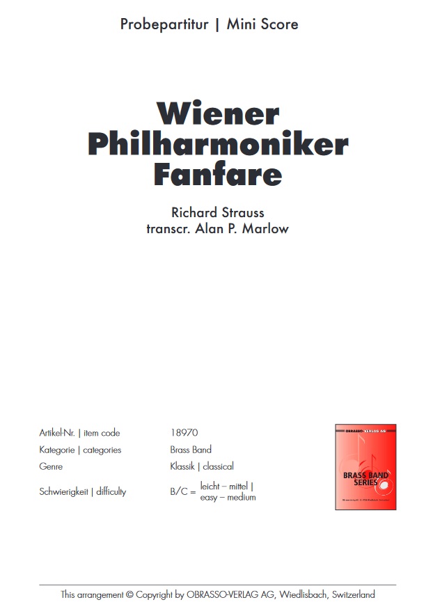Wiener Philharmoniker Fanfare - clicca qui