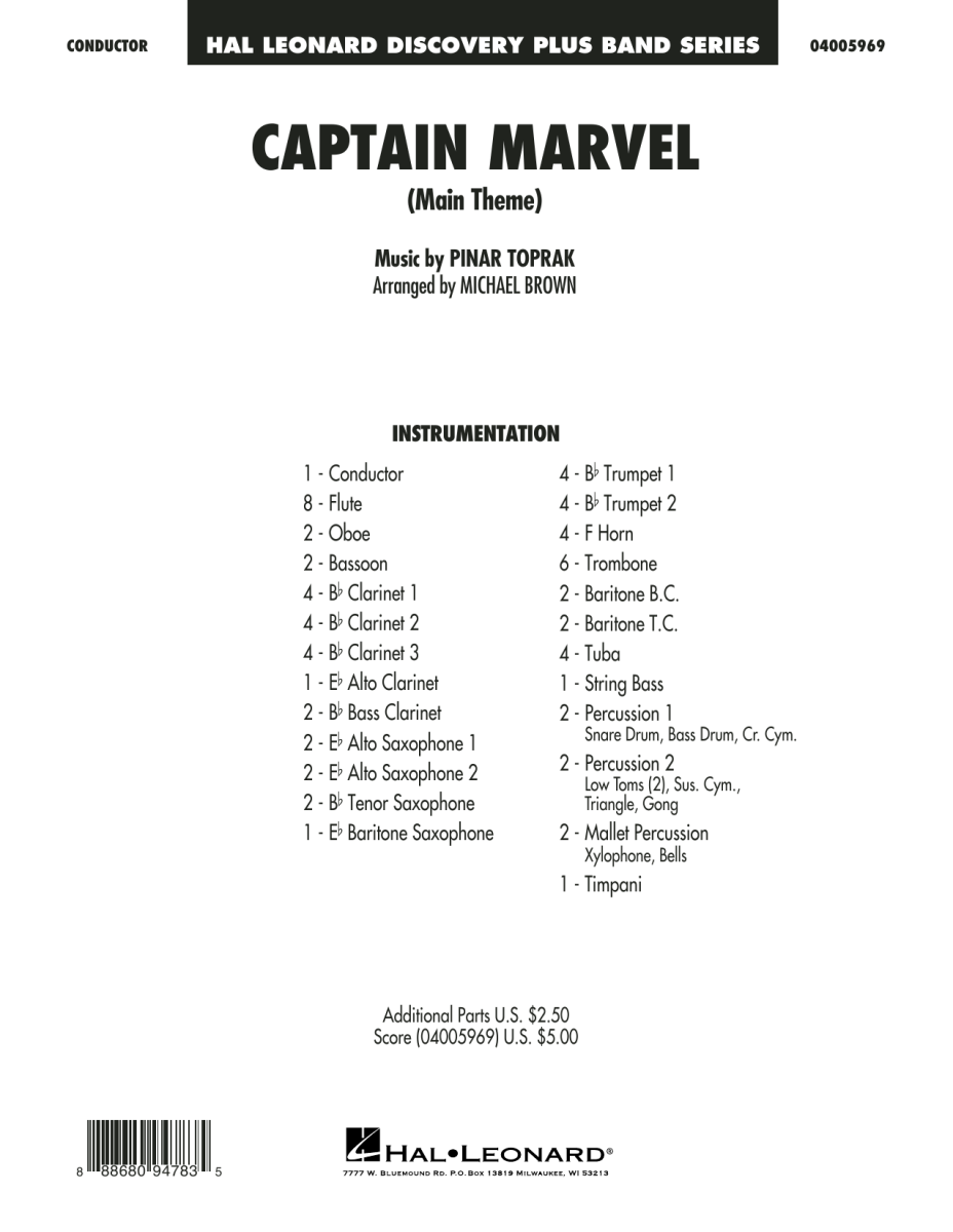 Captain Marvel (Main Theme) - clicca qui