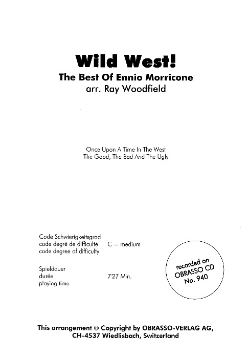 Wild West - The Best of Ennio Morricone - clicca qui