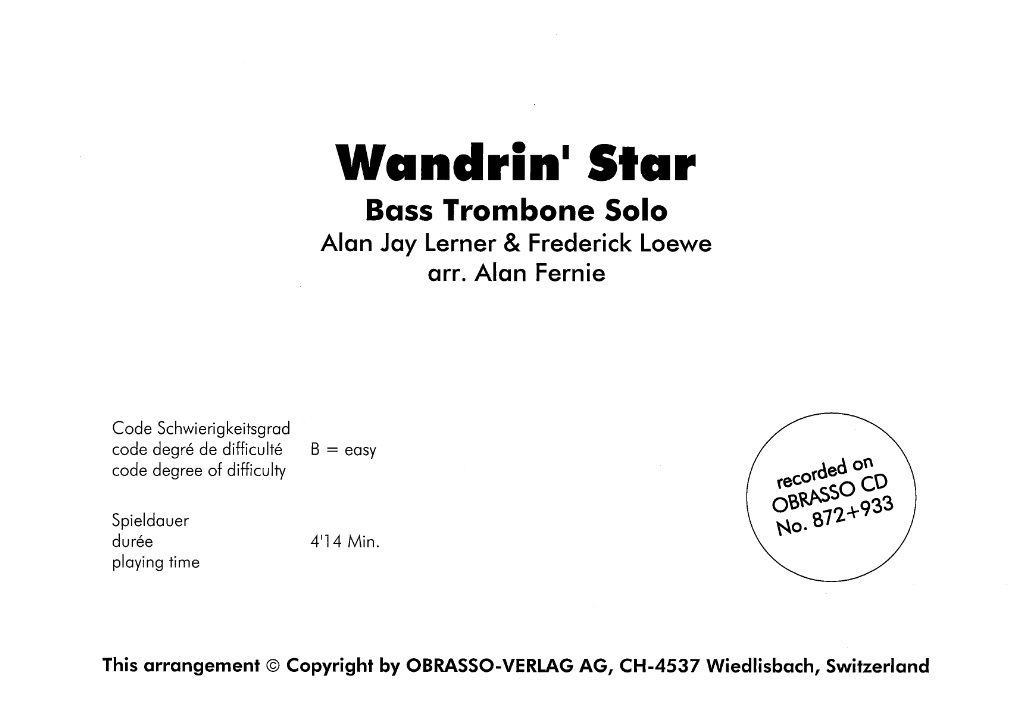 Wandrin' Star - clicca qui