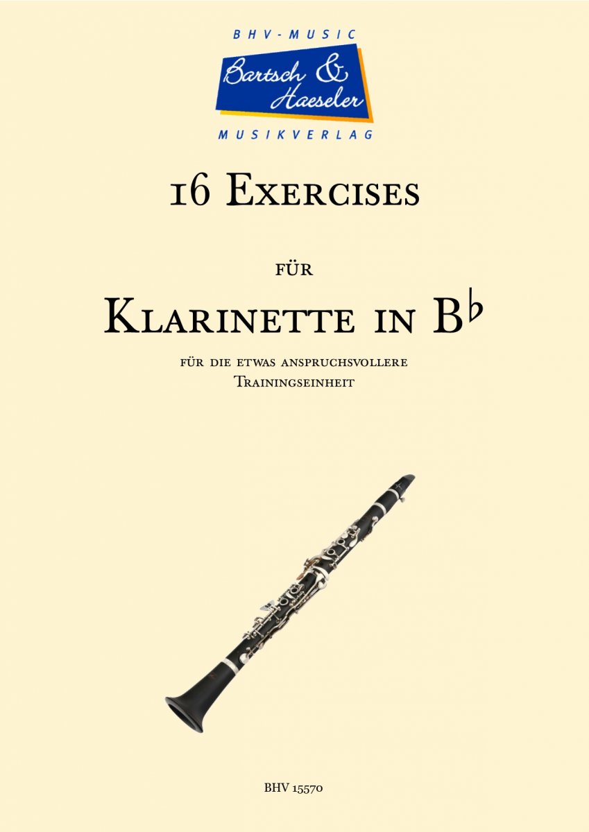 16 Exercises fr Klarinette in Bb - cliccare qui
