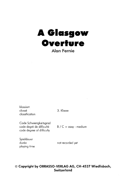 A Glasgow Overture - clicca qui