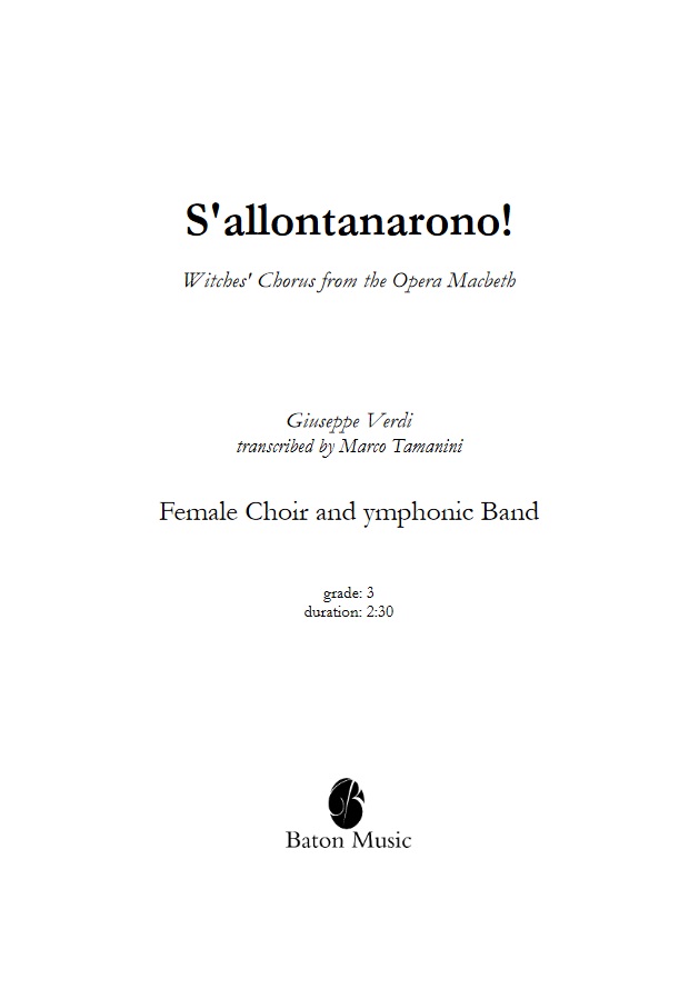 S'allontanarono (Witches' Chorus from the Opera Macbeth) - clicca qui