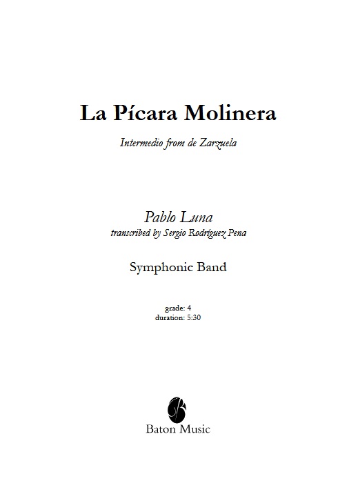 La P�cara Molinera (Intermedio from the Zarzuela) - clicca qui