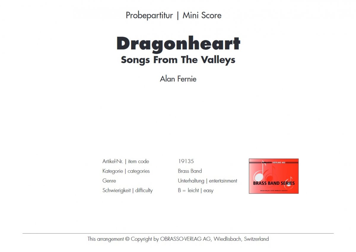 Dragonheart (Songs fom the Valleys) - clicca qui