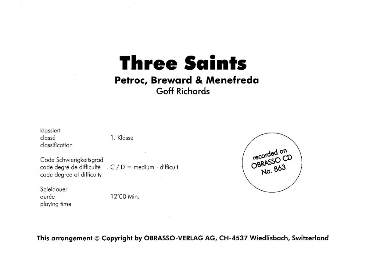 3 Saints (Three) - clicca qui