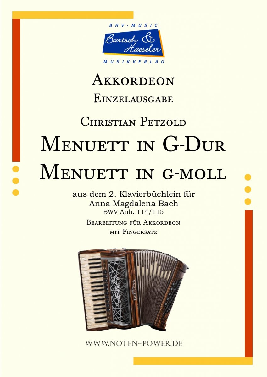 Menuett in G-Dur - cliccare qui