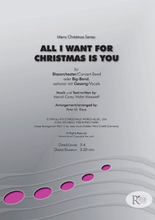 All I Want for Christmas Is You - cliccare qui