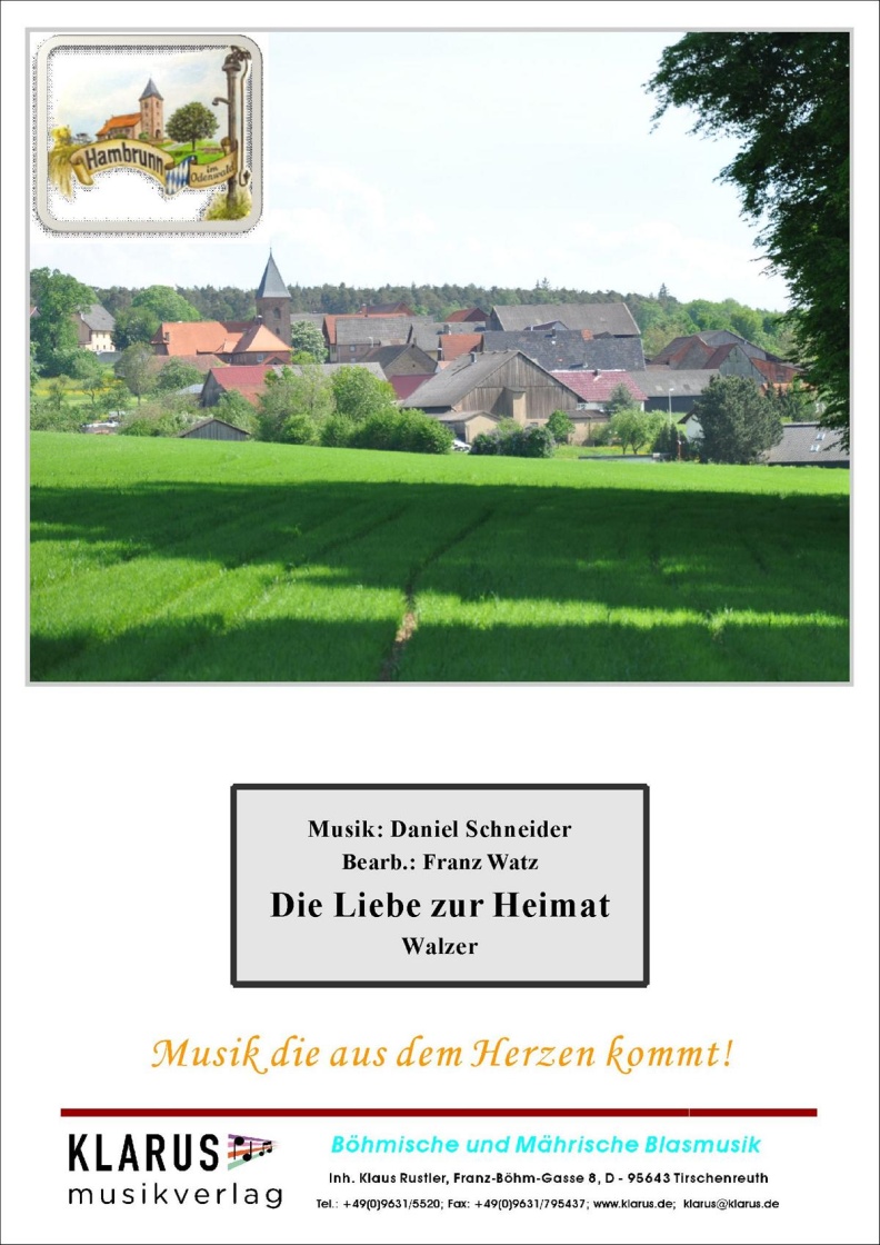 Die Liebe zur Heimat - cliccare qui Die Liebe zur Heimat - cliccare qui