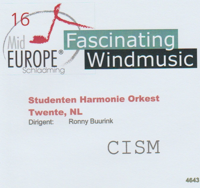 16 Mid Europe: Studenten Harmonie Orkest Twente - clicca qui