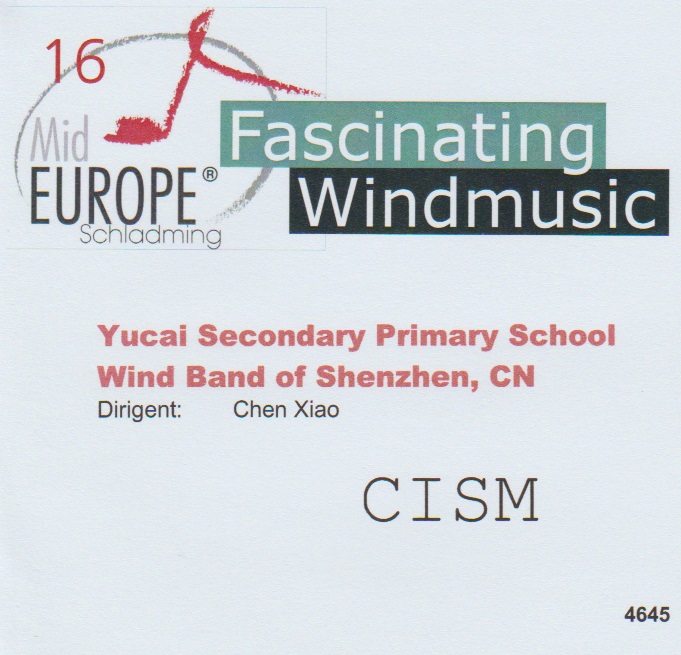 16 Mid Europe: Yucai Secondary Primary School Wind Band of Shenzhen - clicca qui