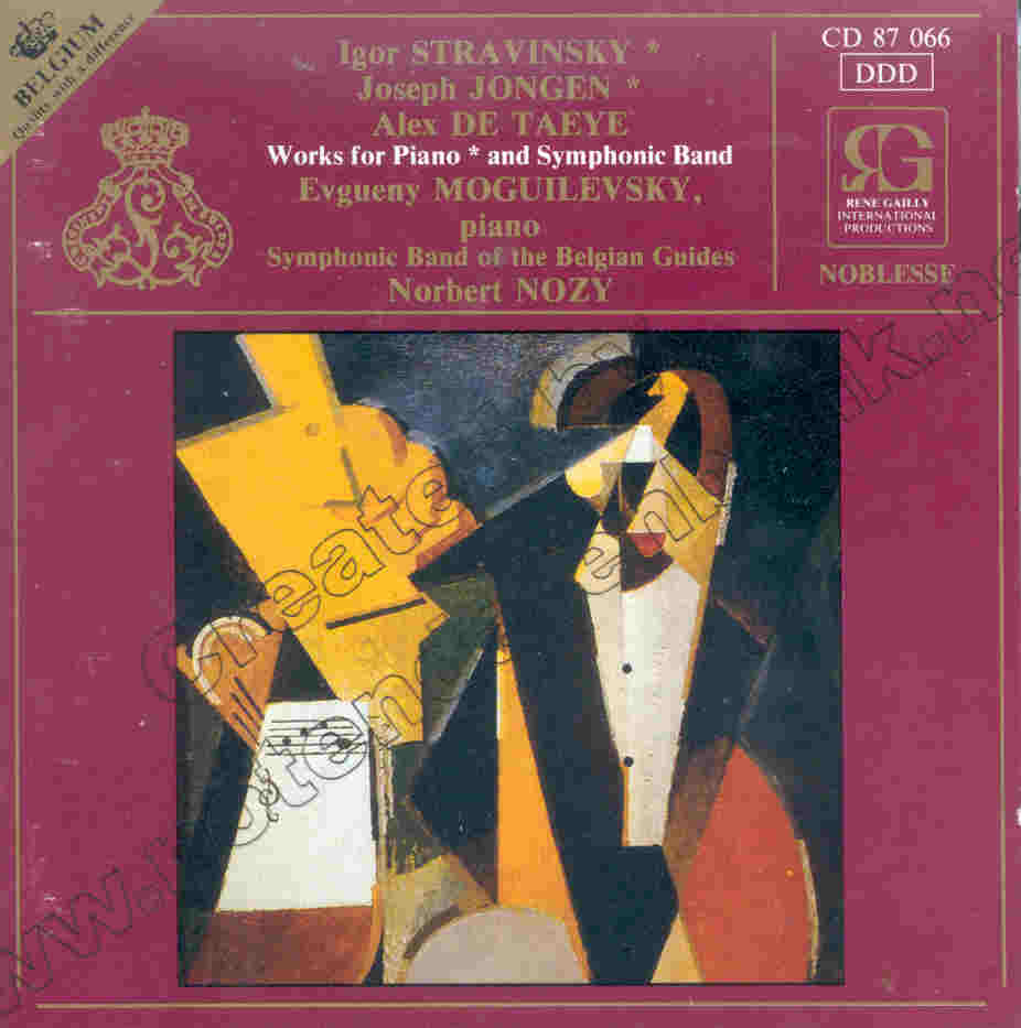 Stravinsky-Jongen-De Taeye - clicca qui