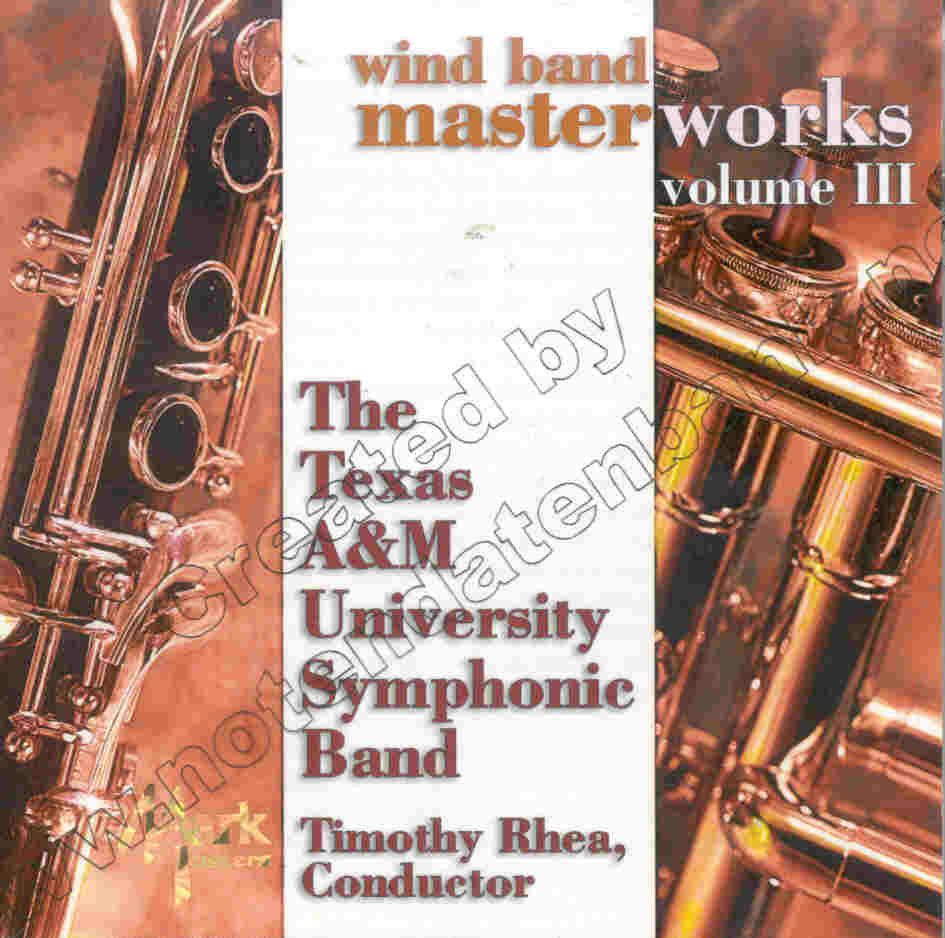 Wind Band Masterworks #3 - clicca qui