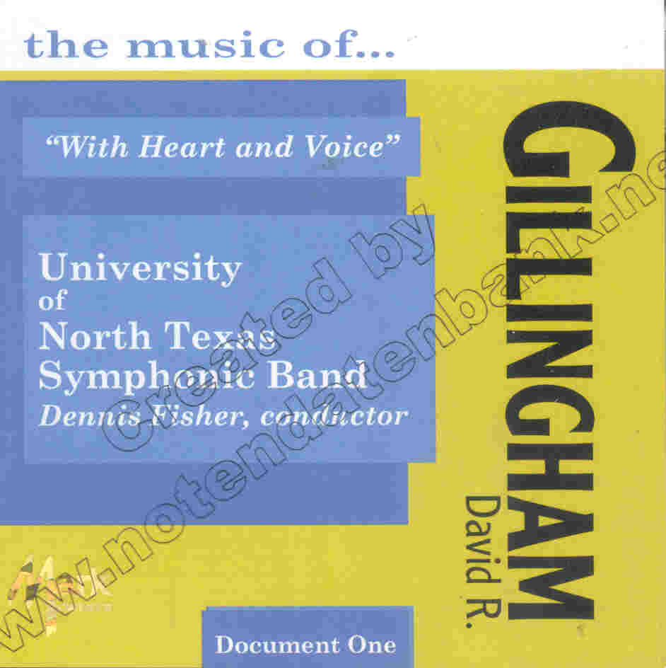 With Heart and Voice: the music of David R. Gillingham - clicca qui