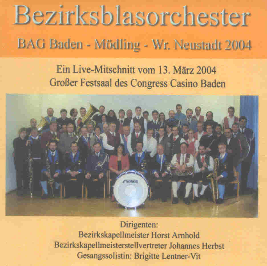 Bezirksblasorchester BAG Baden und Umgebung Live 2004 - clicca qui