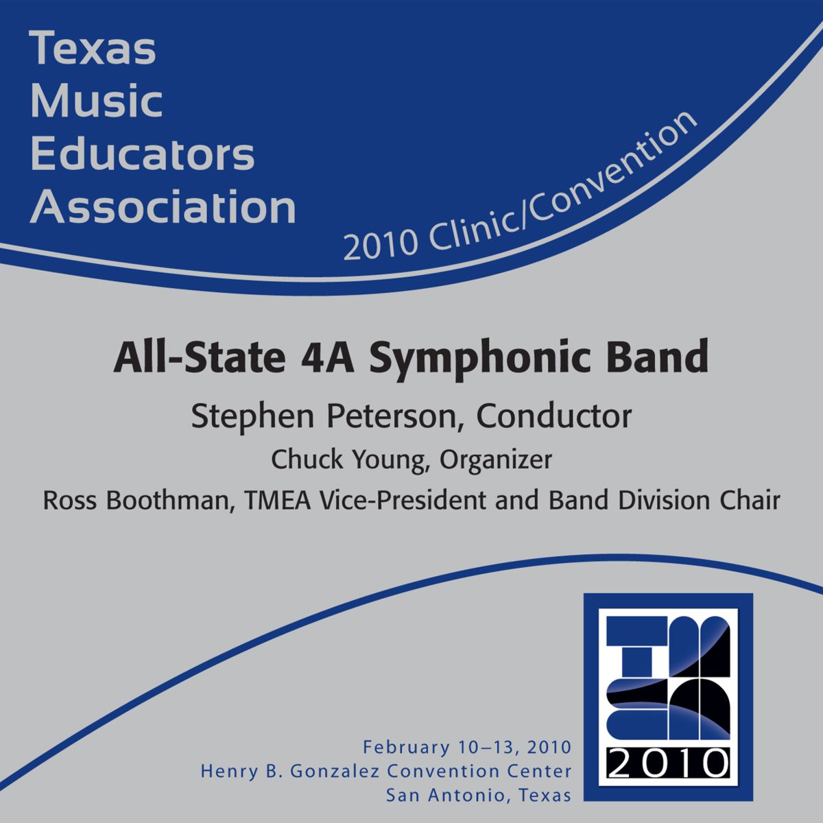 2010 Texas Music Educators Association: All-State 4A Symphonic Band - cliccare qui