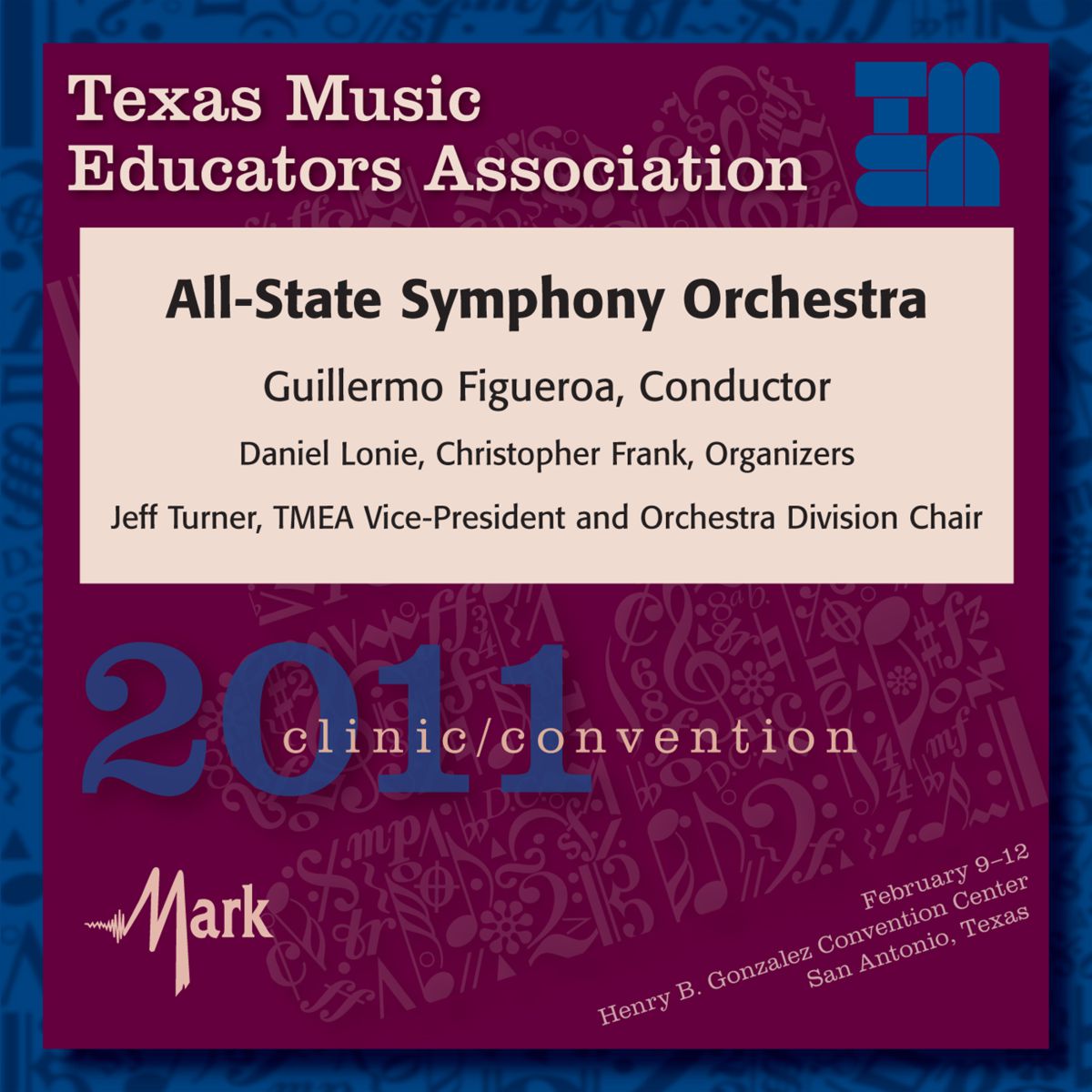 2011 Texas Music Educators Association: All-State Symphony Orchestra - cliccare qui